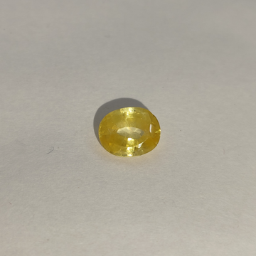 Natural Yellow Sapphire (Pukhraj) 5.15 Carats | Lab Certified and Authentic
