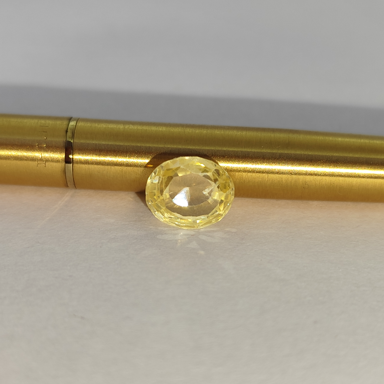 Natural Yellow Sapphire (Pukhraj) 5.65 Carats | Lab Certified and Authentic