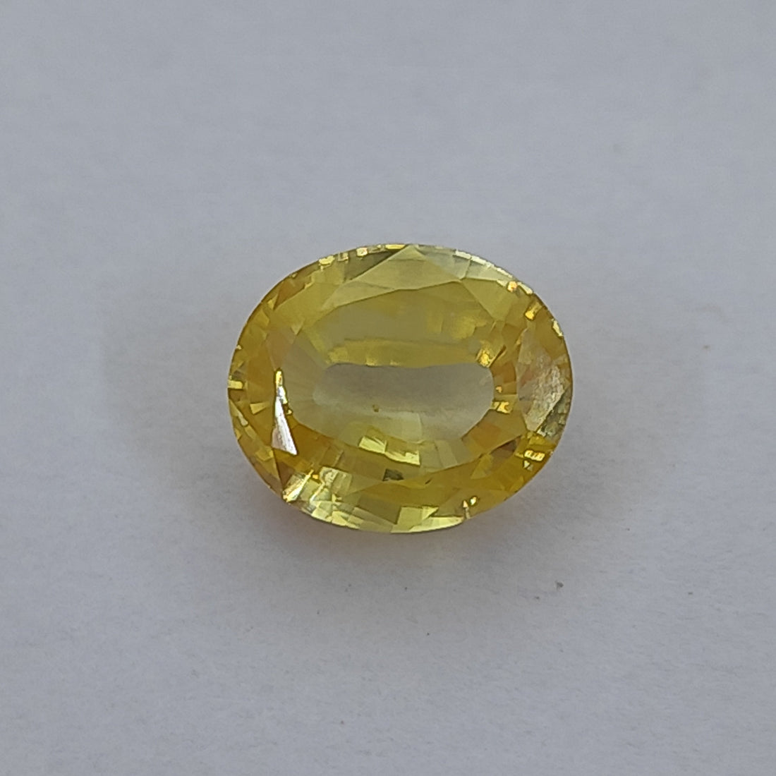 Natural Yellow Sapphire (Pukhraj) 8.40 Carats | Lab Certified and Authentic