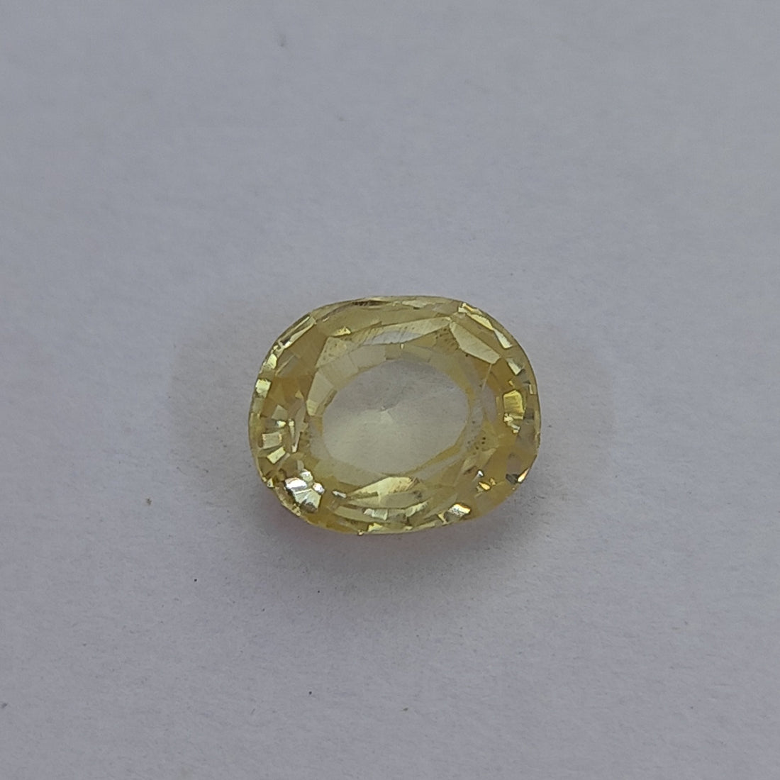 Natural Yellow Sapphire (Pukhraj) 5.50 Carats | Lab Certified and Authentic