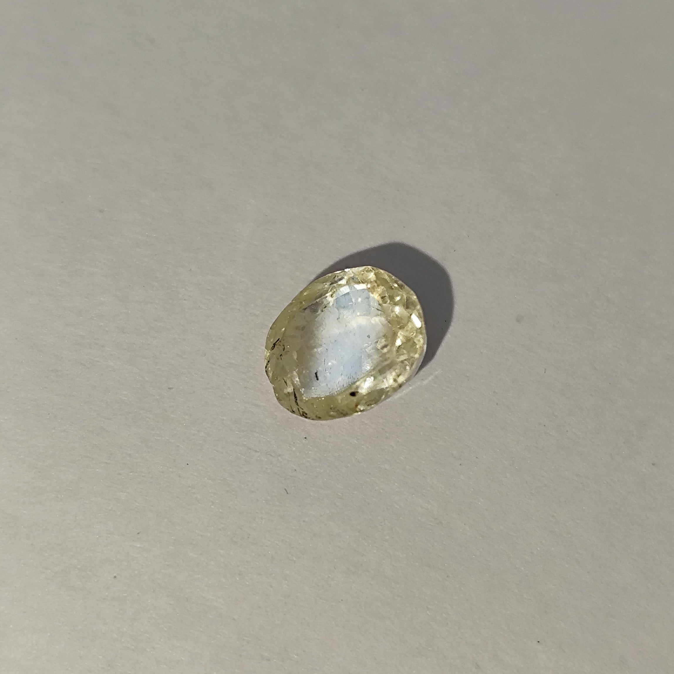 Natural Yellow Sapphire (Pukhraj) 3.00 Carats | Lab Certified and Authentic
