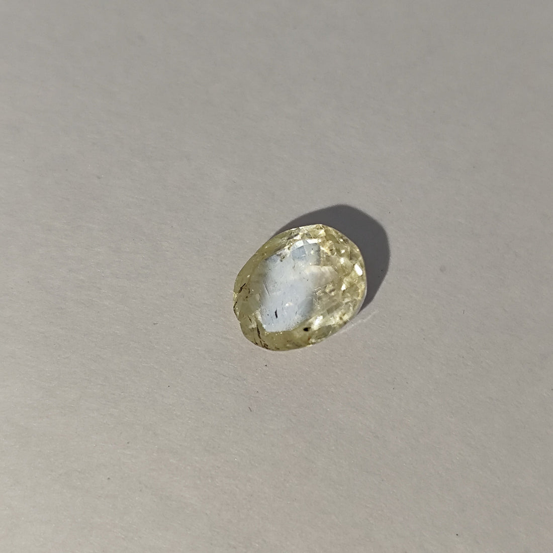 Natural Yellow Sapphire (Pukhraj) 3.00 Carats | Lab Certified and Authentic
