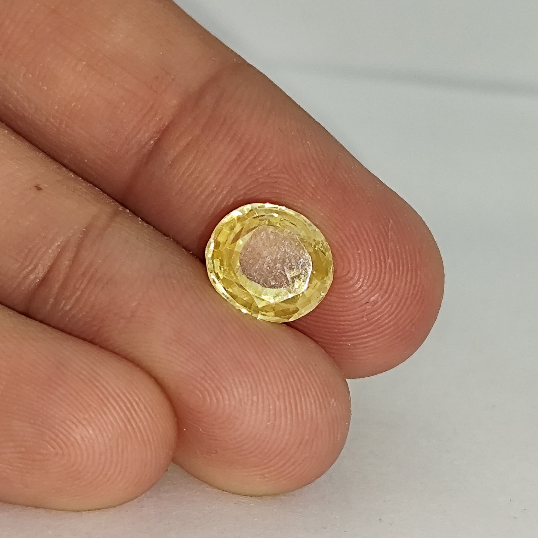 Natural Yellow Sapphire (Pukhraj) 5.65 Carats | Lab Certified and Authentic