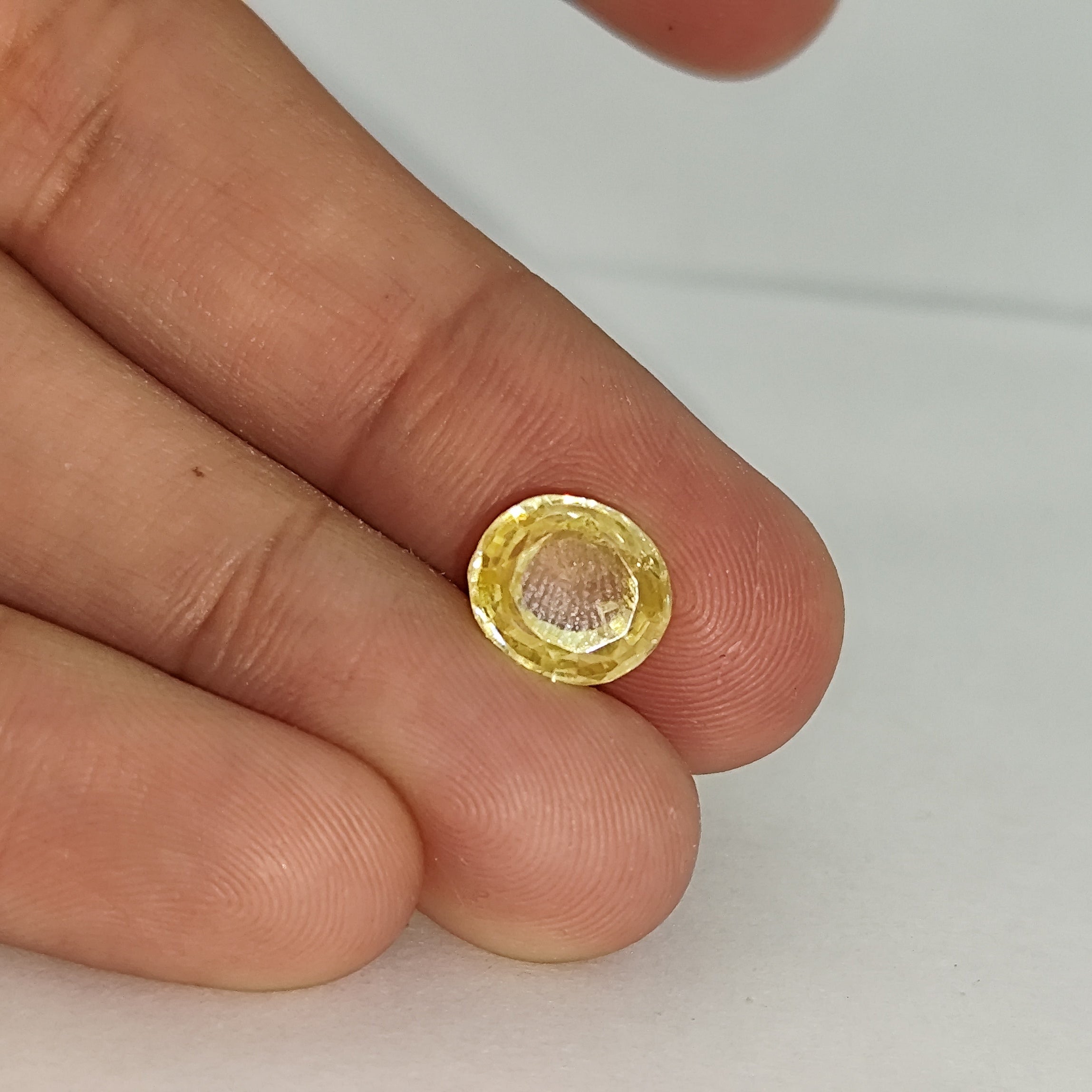 Natural Yellow Sapphire (Pukhraj) 5.65 Carats | Lab Certified and Authentic