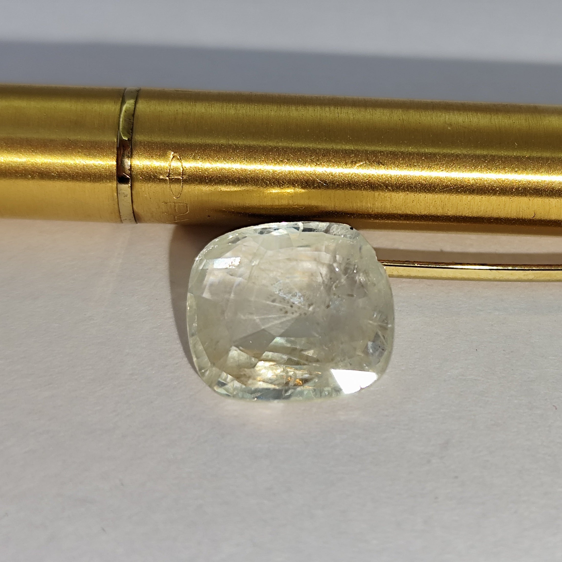 Natural White Sapphire 6.50 Carats | Lab Certified and Authentic