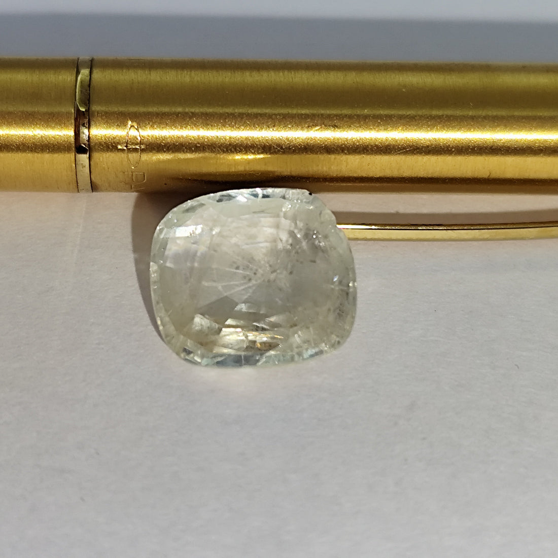 Natural White Sapphire 6.50 Carats | Lab Certified and Authentic