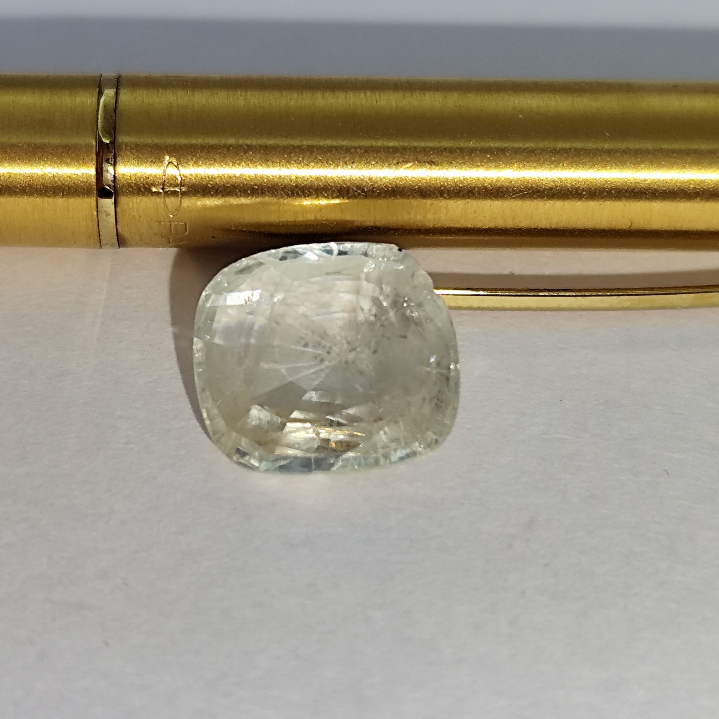 Natural White Sapphire 6.50 Carats | Lab Certified and Authentic