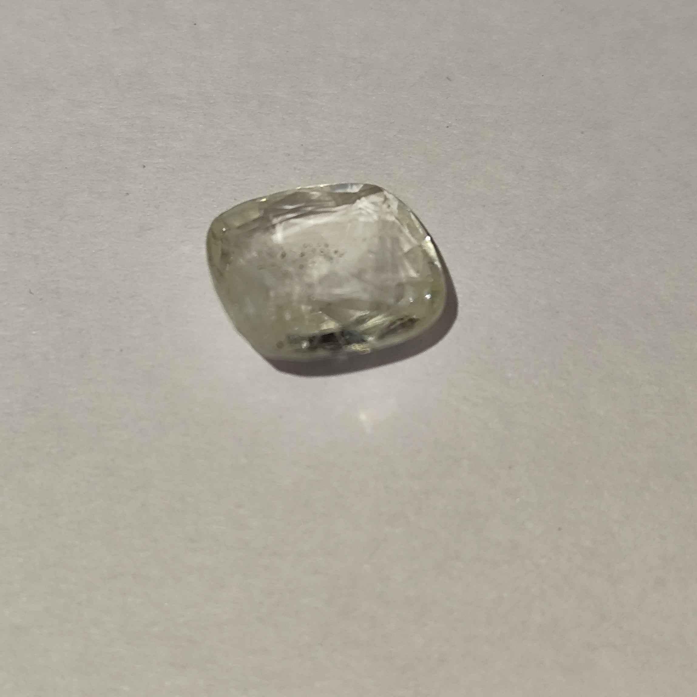 Natural White Sapphire 6.50 Carats | Lab Certified and Authentic