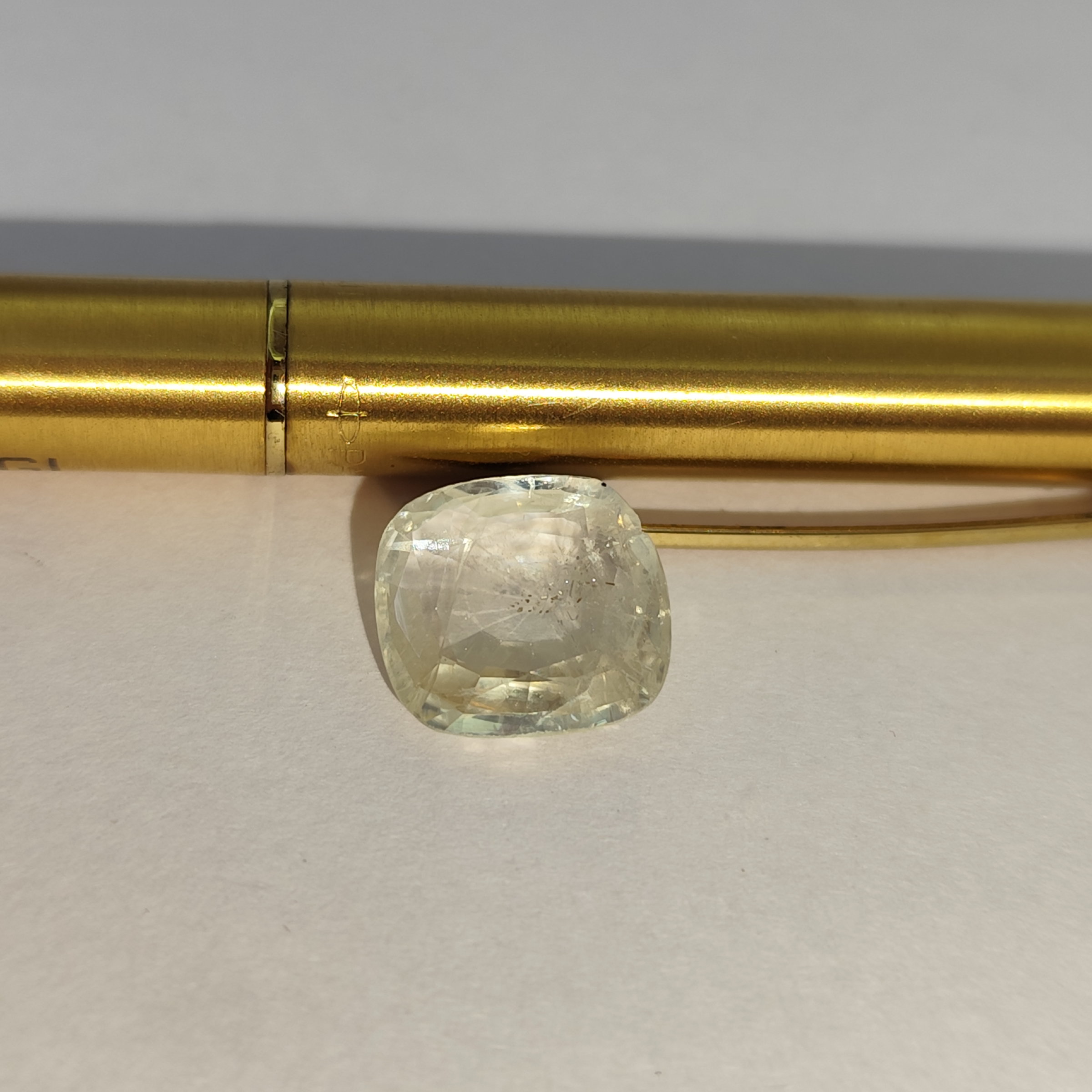 Natural White Sapphire 6.50 Carats | Lab Certified and Authentic