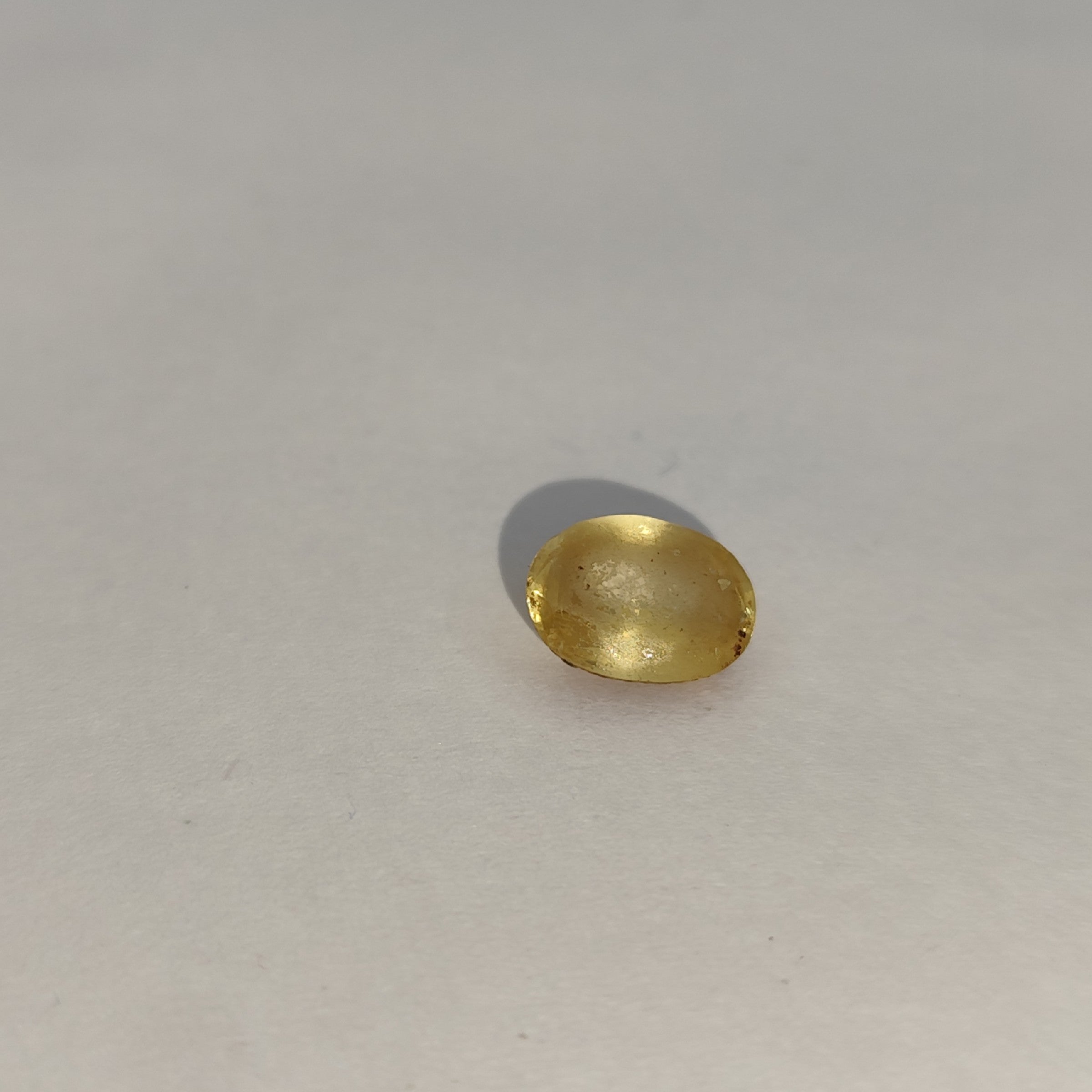 Natural Yellow Sapphire (Pukhraj) 4.75 Carats | Lab Certified and Authentic