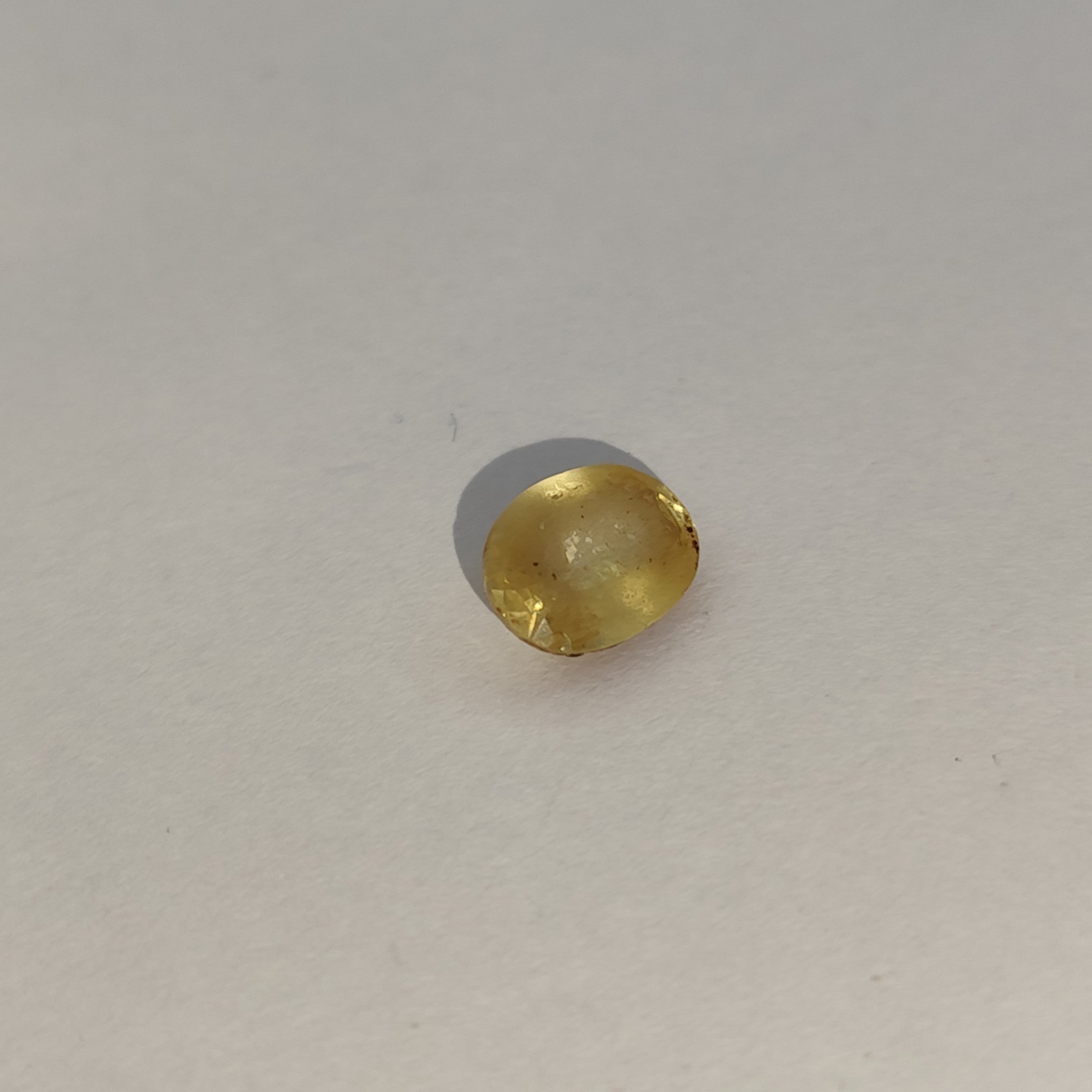Natural Yellow Sapphire (Pukhraj) 4.75 Carats | Lab Certified and Authentic