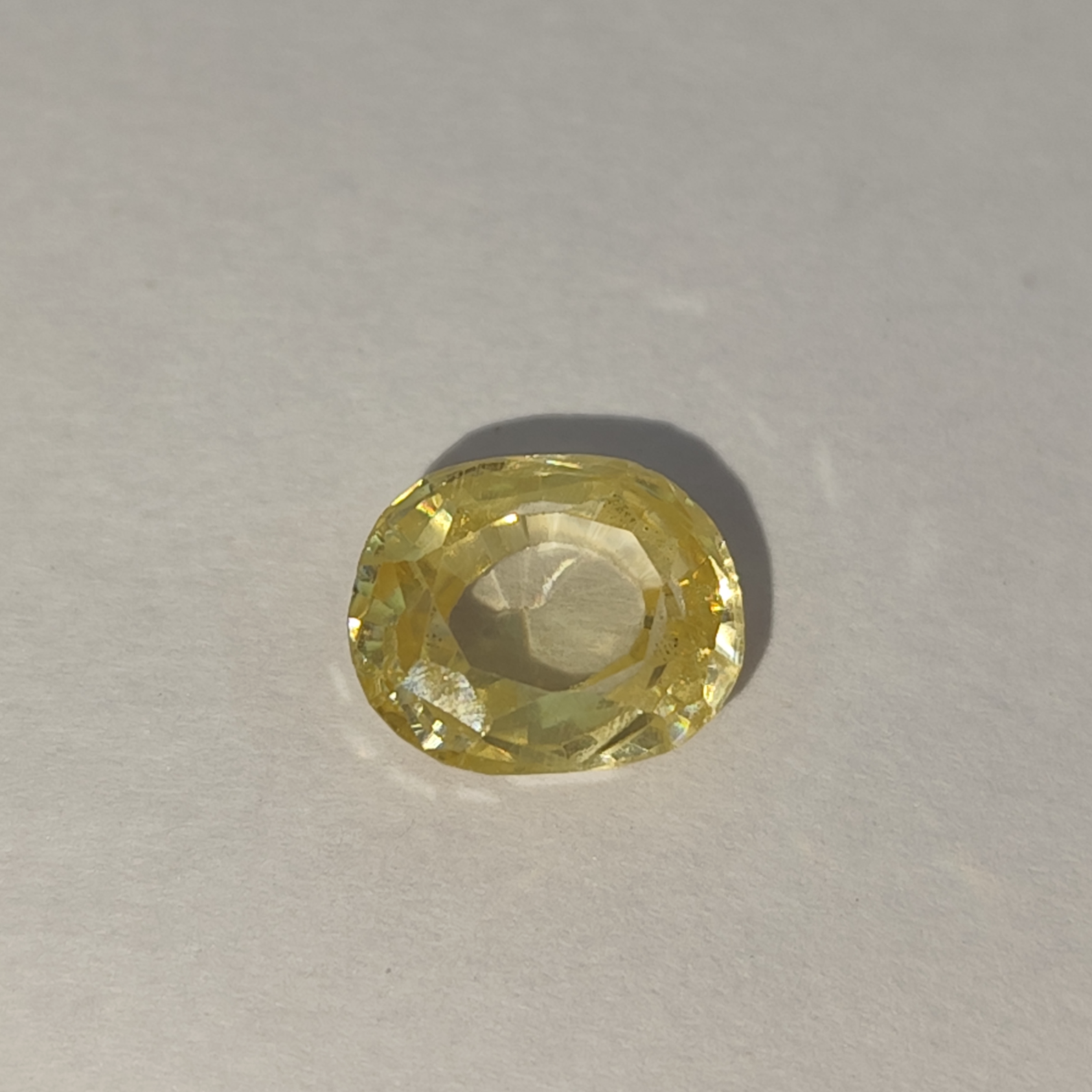 Natural Yellow Sapphire (Pukhraj) 5.50 Carats | Lab Certified and Authentic