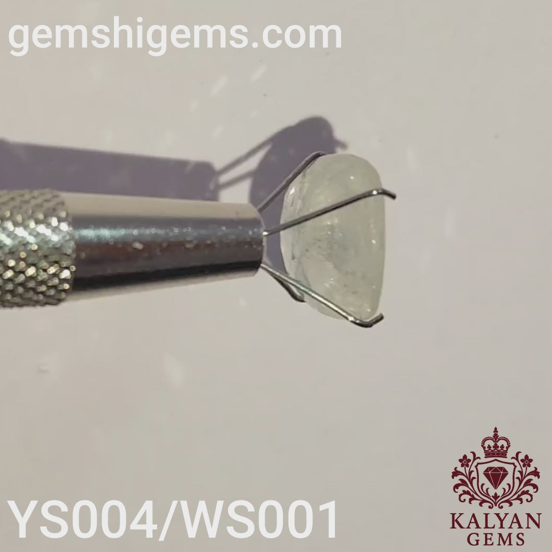 Natural White Sapphire 6.50 Carats | Lab Certified and Authentic