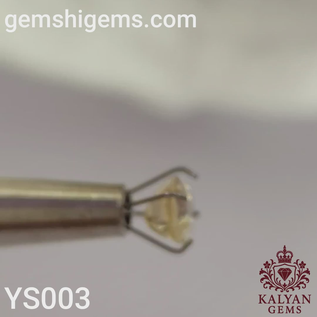 Natural Yellow Sapphire (Pukhraj) 1.80 Carats | Lab Certified and Authentic