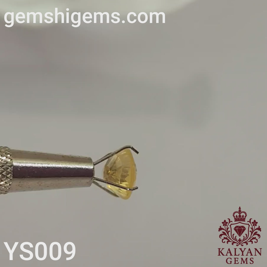 Natural Yellow Sapphire (Pukhraj) 5.15 Carats | Lab Certified and Authentic