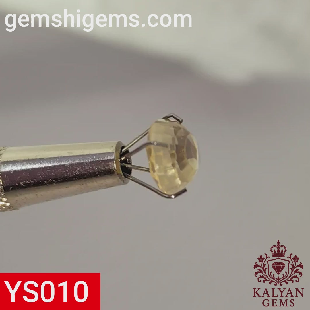 Natural Yellow Sapphire (Pukhraj) 5.50 Carats | Lab Certified and Authentic